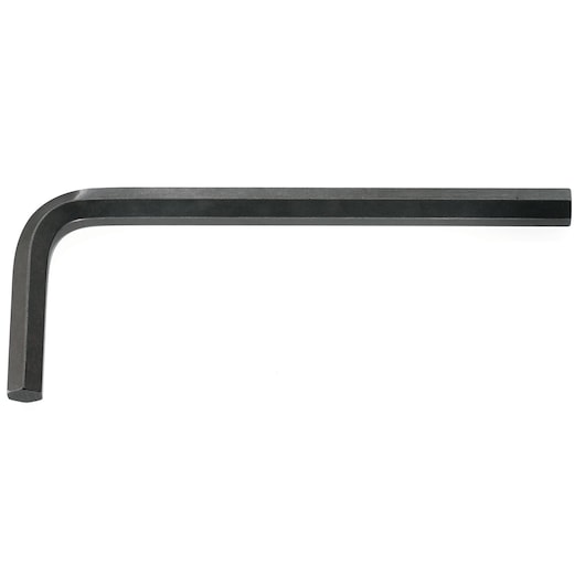 Facom 82H_5_8 black hex key L-wrench, long arm, side view on white background.