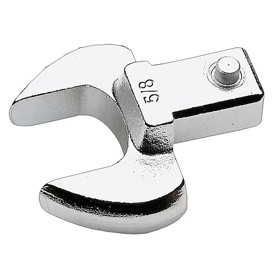 Facom chrome open-end flare nut crowfoot wrench 10_11--FS--16, top angle on white background.
