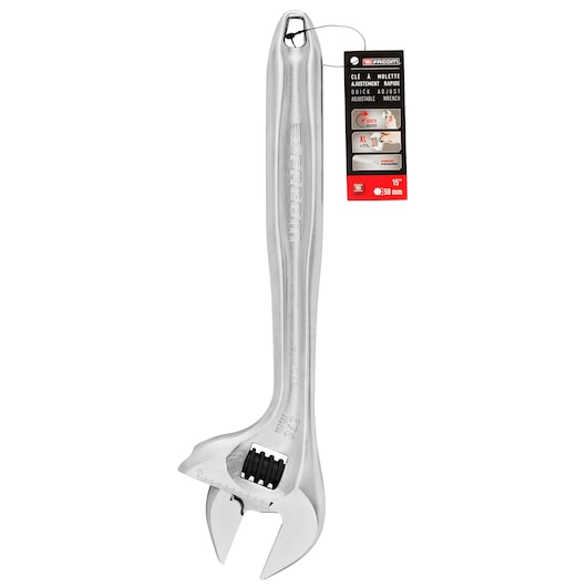 15 in. Quick Adjust Metal Wrench