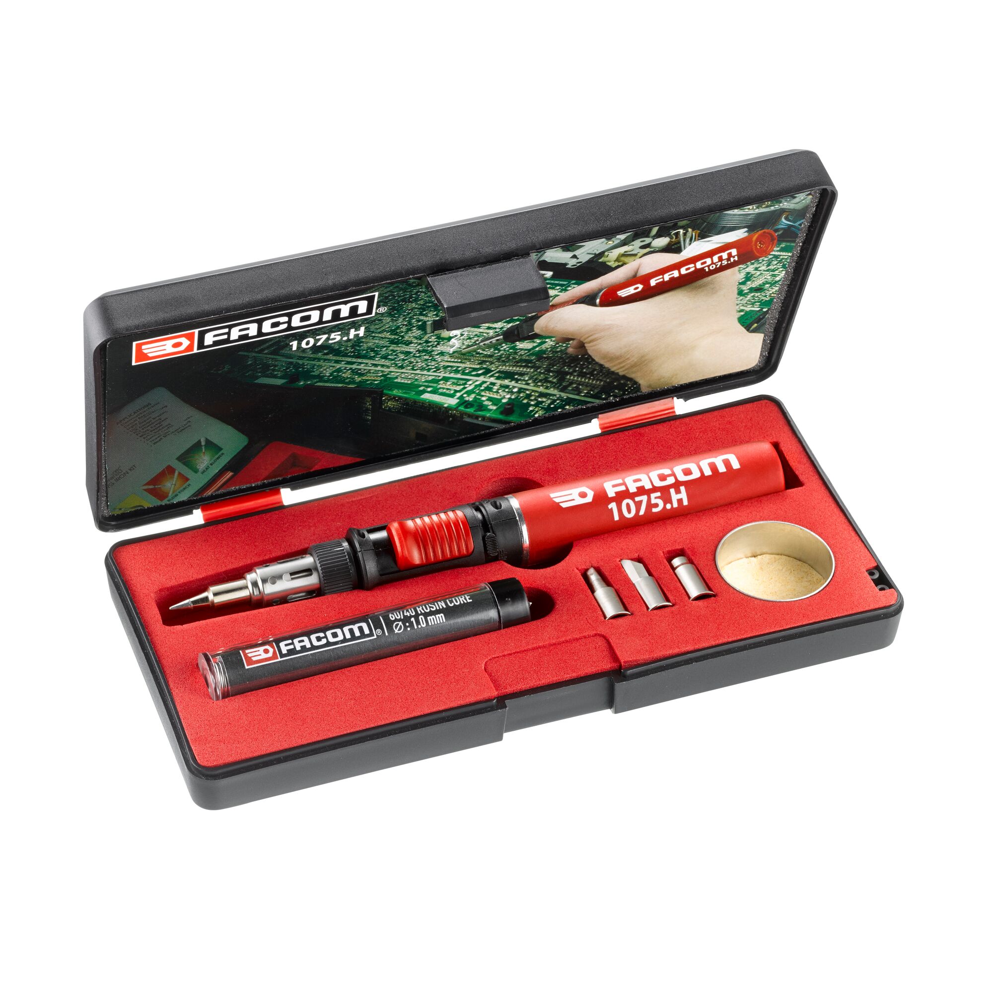 Butane Gas Multi-Function Soldering Iron Heat Gun Kit | FACOM