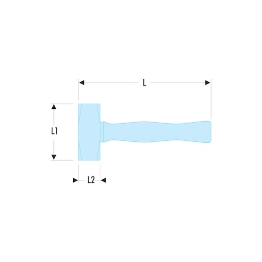 1.3 kg Bevel-Edge Club Hammer