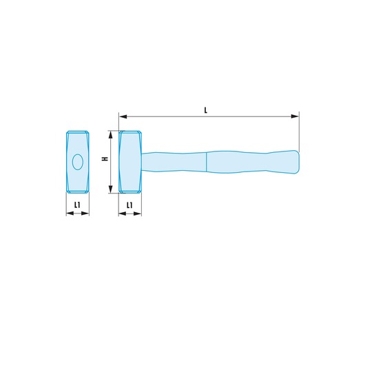1800g Club Hammer, Non Sparking Tools