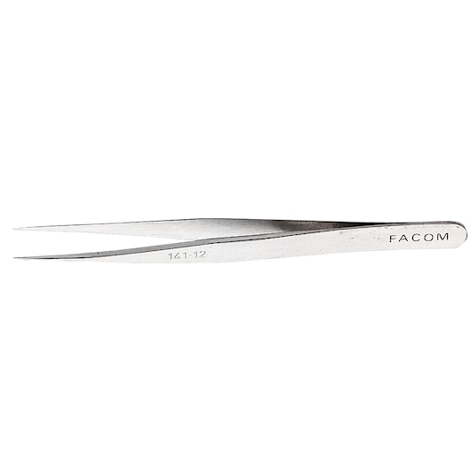 High precision tweezers straight fine nose