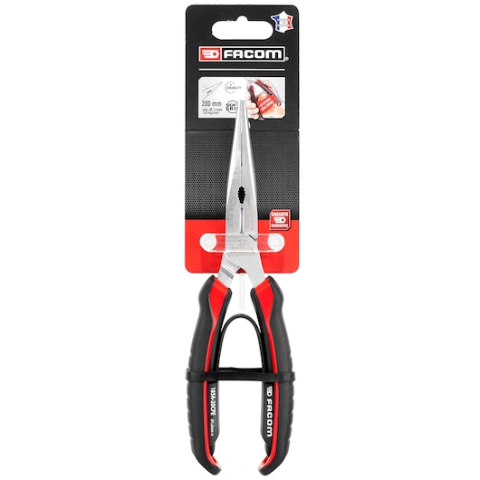 200 mm Long Half-Round Straight Nose Pliers