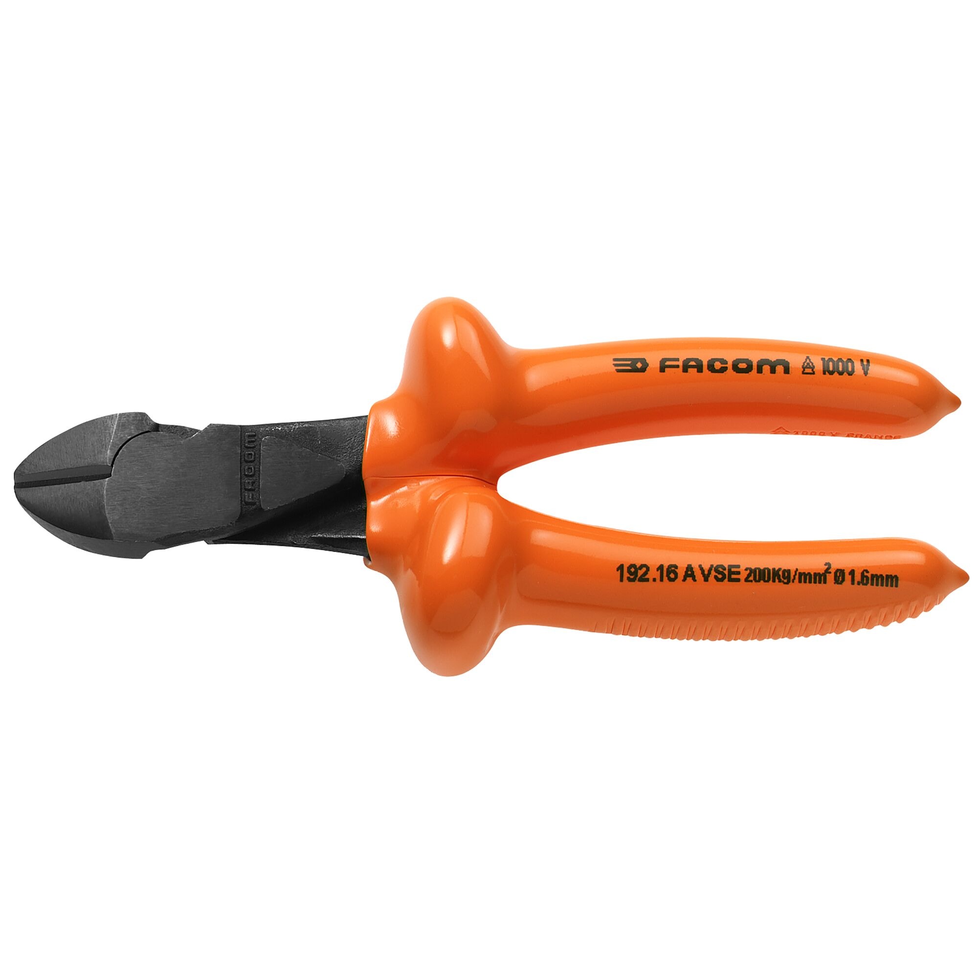 1000V insulated diagonal cutting pliers for hard wire, 145 mm | FACOM