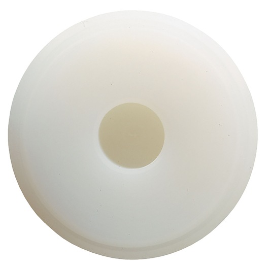 Photo of Facom 212.E50 white plastic disc from top angle, used as an automotive tool accessory.