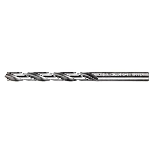 Facom 222AT68 metal twist drill bit, silver, side view on white background.