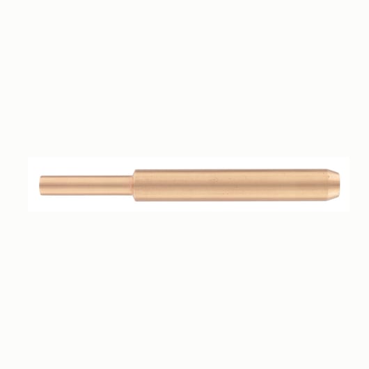 Facom brass punch tool, cylindrical shape, SKU 249_4SR, side view on white background.