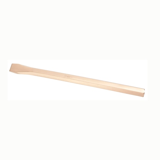 Facom 265_22SR flat chisel, copper-colored, hexagonal shaft, angled view on white background, hand tool.