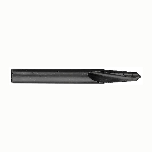 Facom 285_F3 black spiral screw extractor, side angle, tool photography.
