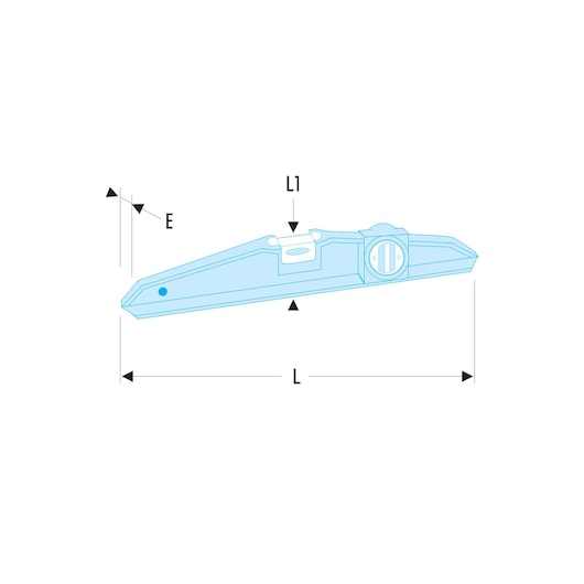 600mm Magnetic Trapezoidal Level