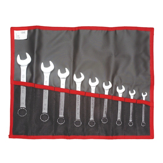 7 - 17mm Short Combination Wrench Set in Pouch (9 pc)