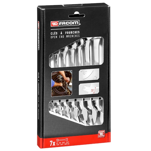 Double Open-End Wrench Set (7 pc.)