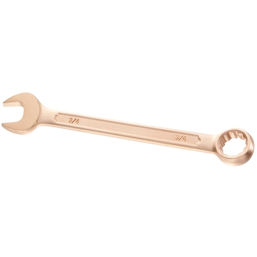 Photo of Facom 440_11_16SR combination wrench, bronze finish, 3/4 inch size, white background, angled view.