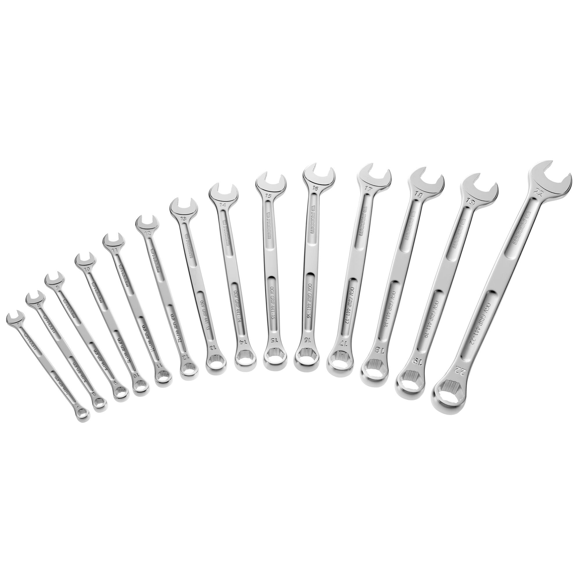 441 XL OGV Grip Combination Wrench Set (14 pc.) | FACOM
