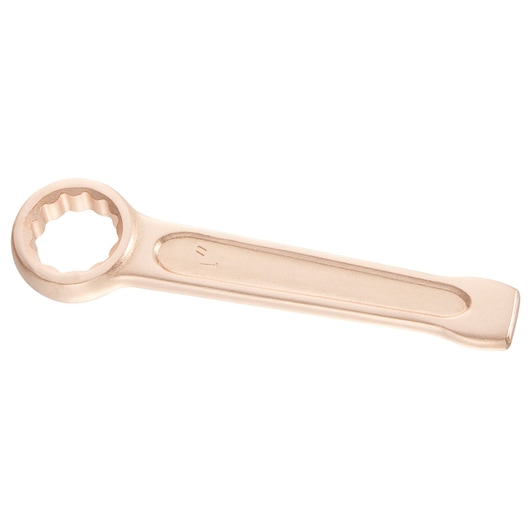 Facom bronze box-end wrench with flat end, SKU 50_2P3_16SR, on white background, top view