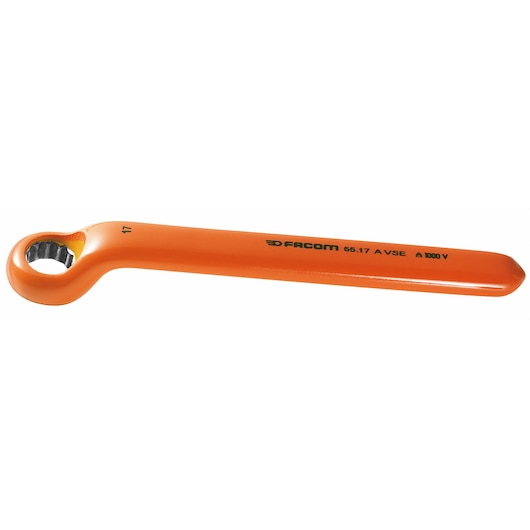 Photo of Facom insulated orange box end wrench, SKU 5510AVSE, shown on a white background.