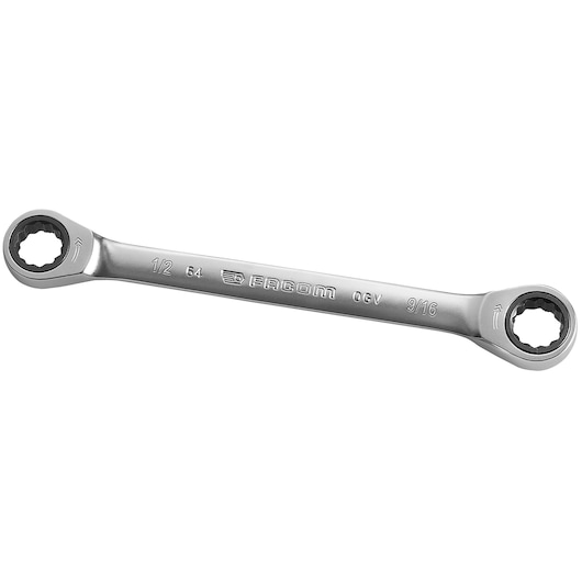 1/2 in. x  9/16 in. Straight Double Box-End Ratchet Wrench