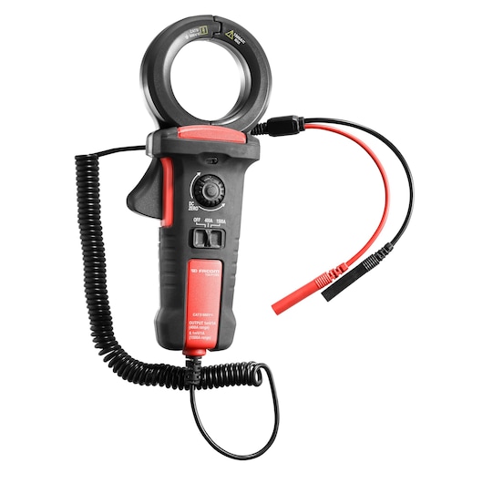 Amp clamp, maximum cable diameter 52 mm, cat IV, 600V AC/DC 20a-1500a