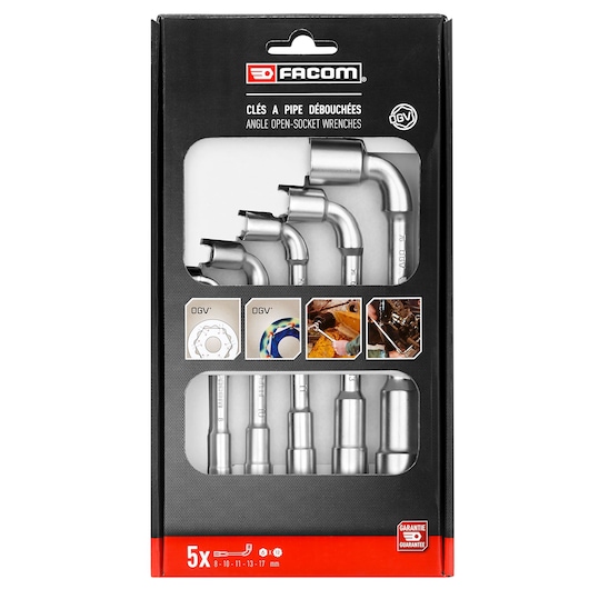 8mm - 17mm 6 x 12-Point Angle-Socket Wrench Set (5 pc.)
