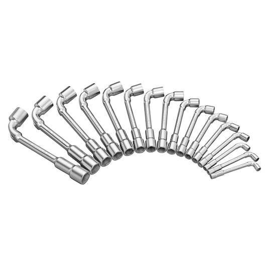 8 to 24 mm Angle Socket Wrench, 6 x 12-point Set (16 pc.)