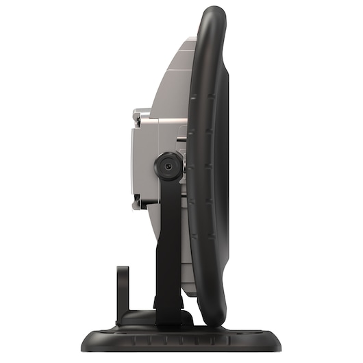 Facom photography of work light 777_SPOTBT, side angle, showing sturdy black and silver frame.