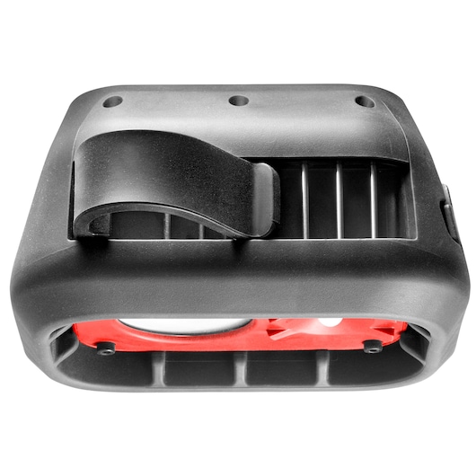 Facom black LED work light with red accent, model 779.2500RPB, top angle on white background.