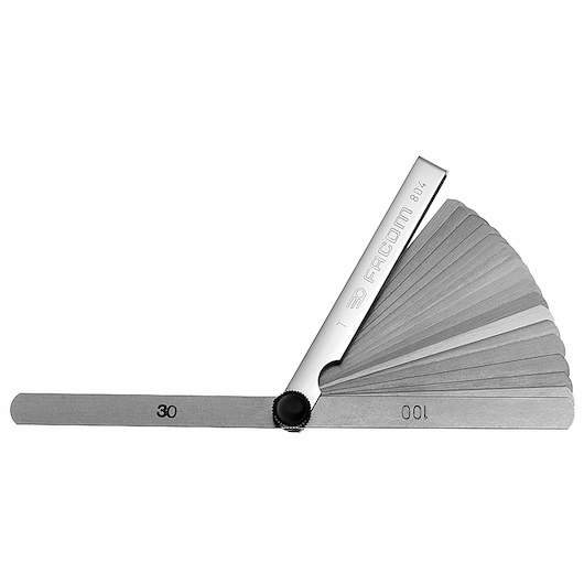 Round Tip Metric Feeler Gauge