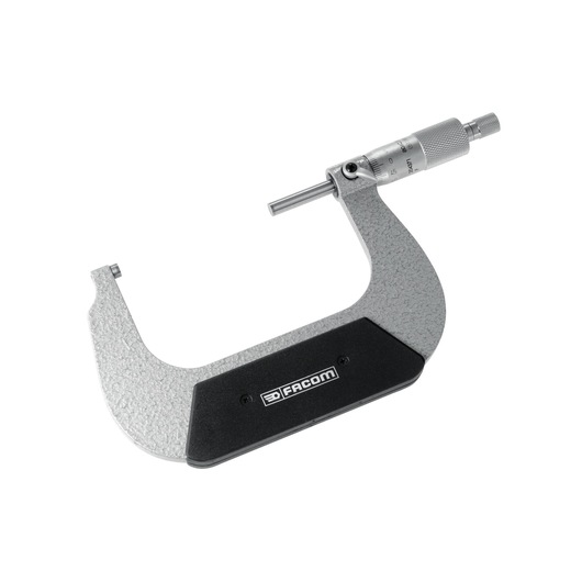 Facom 806C_100 micrometer photography, grey and black, side angle on white background