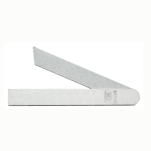 Facom 817_20 adjustable steel bevel tool, photography, side angle, silver finish.