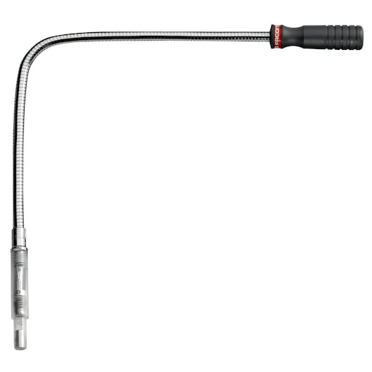 Facom flexible magnetic pickup tool with black handle, SKU 828, side view on white background.