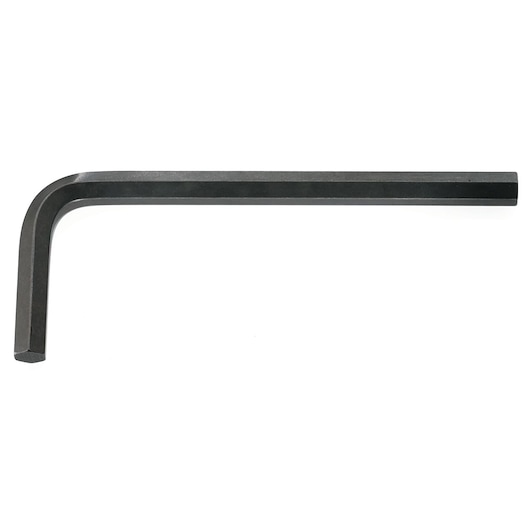 Facom 82H_1_3 black hex key L-wrench, side view on white background.