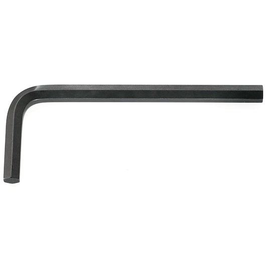 Facom 82H_13 black hex key L-wrench, photography, side view on white background.