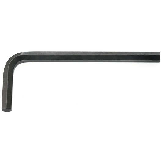 Facom hex key 82H_17 black L-shaped tool, side angle on white background.