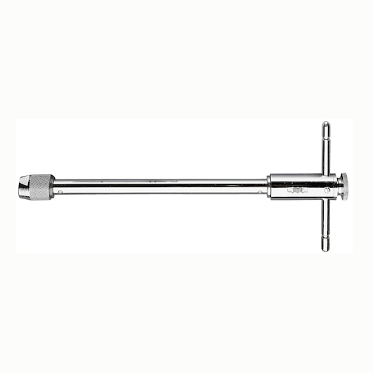 Facom 830A5L metal T-handle tap wrench, side angle, SKU 830A5L, tool category, white background.