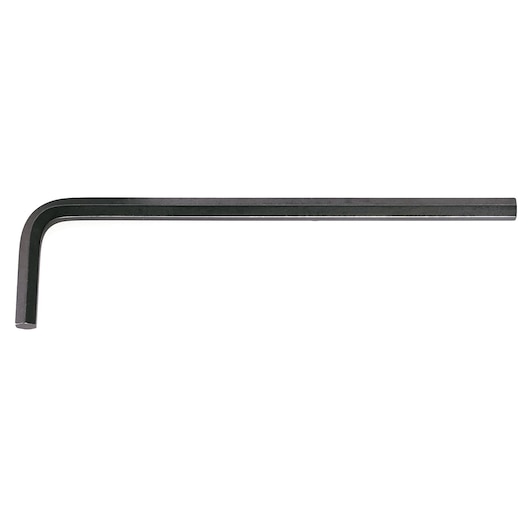 Facom 83H_7 black hex key photographed from the side on a white background.