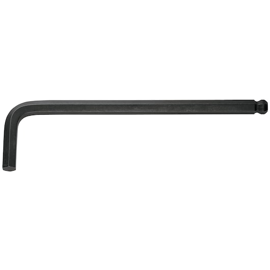 Facom 83SH_2_5 hex key with ball end, black finish, photographed on white background.