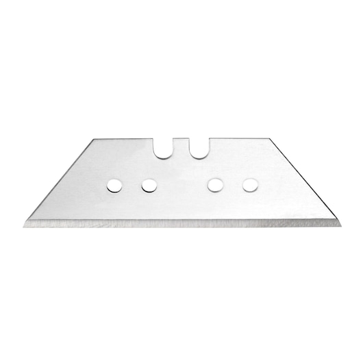 Facom utility knife blade with three holes, sharp edge, SKU 844TTL10, photography, front angle on white background.