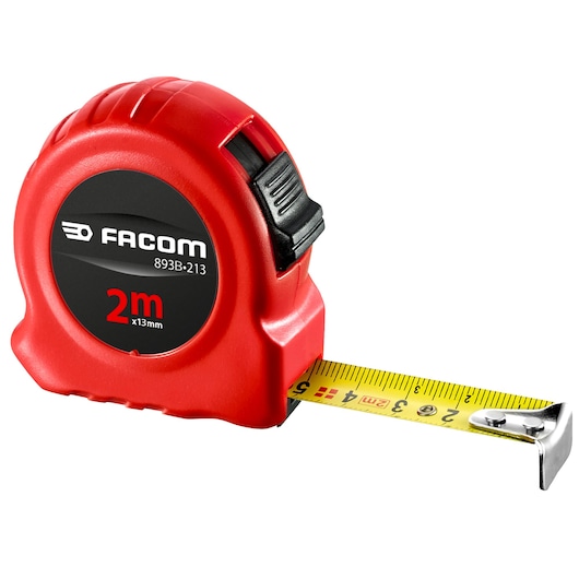 2m x 13mm Metric Short Tape, RED Series