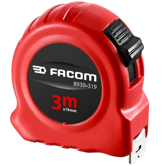 3m x 19mm Metric Short Tape, RED Series
