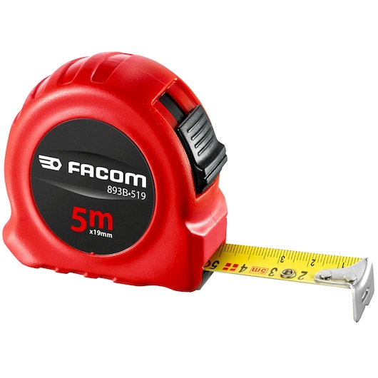 Metric Short Tape 5m x 19mm, RED Series