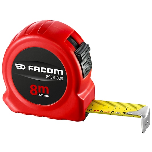 Metric Short Tape, 8m x 25mm RED Series