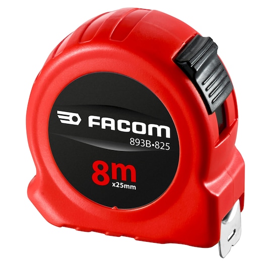 Metric Short Tape, 8m x 25mm RED Series