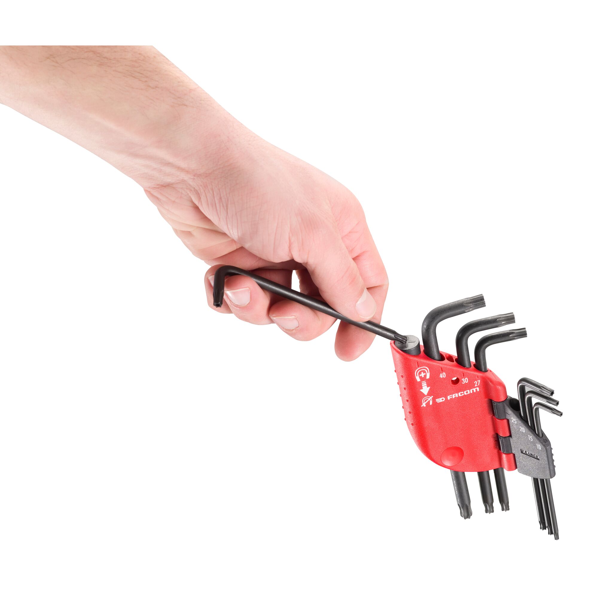 RESISTORX® keys set in wallet, 7 pieces | FACOM