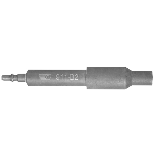 Facom 911-B2 metal adapter tool, side view on white background.