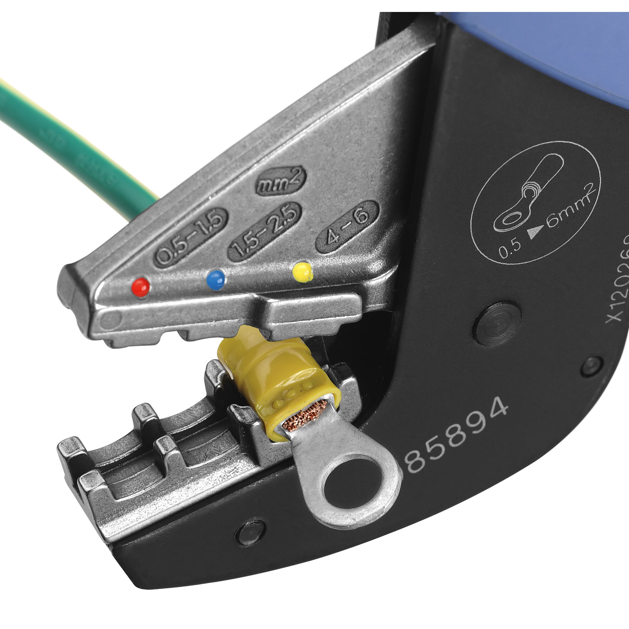 Crimping pliers for pre-insulated terminals | FACOM