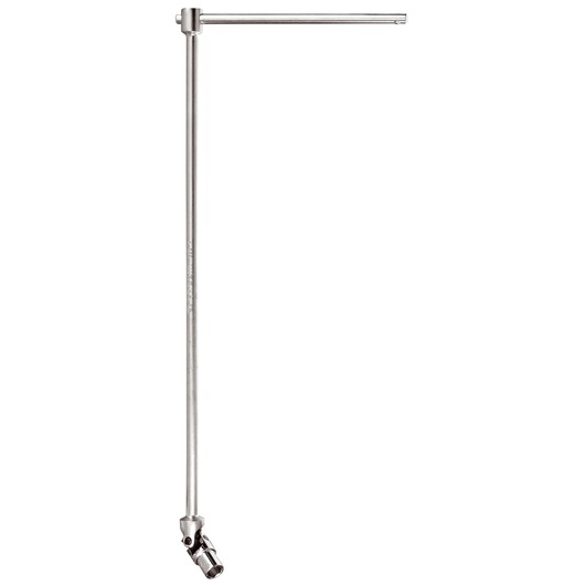 Facom 99C_7 T-handle socket wrench with swivel head, silver metal, photography on white background.