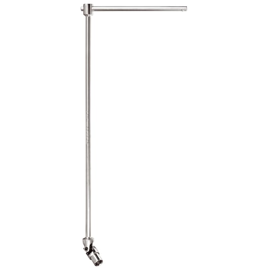 Facom 99C_8 metal T-handle socket wrench with universal joint, vertical angle, on white background.