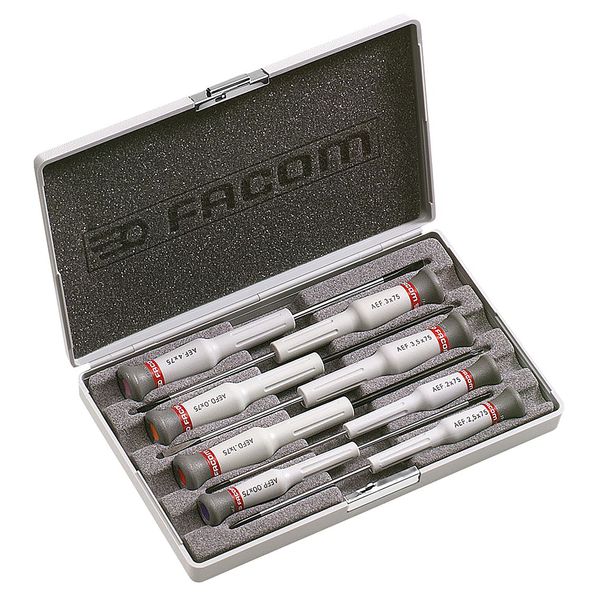 Pozidriv® Phillips® MICRO-TECH® Slotted Screwdriver Set (8 pc
