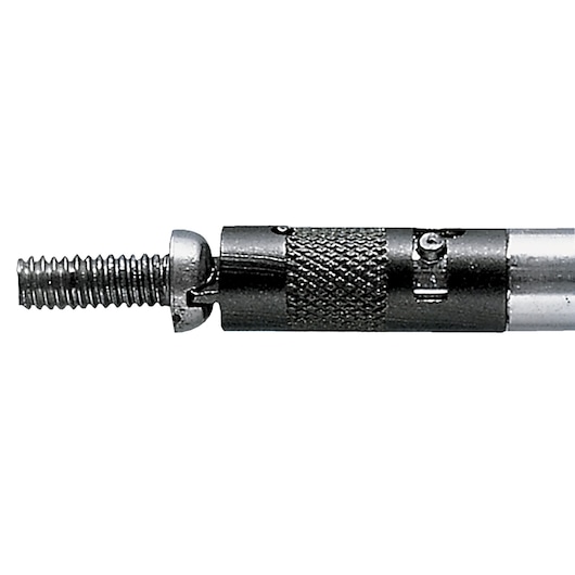 Facom screw extractor tool AFU_0 with textured grip, close-up on white background.